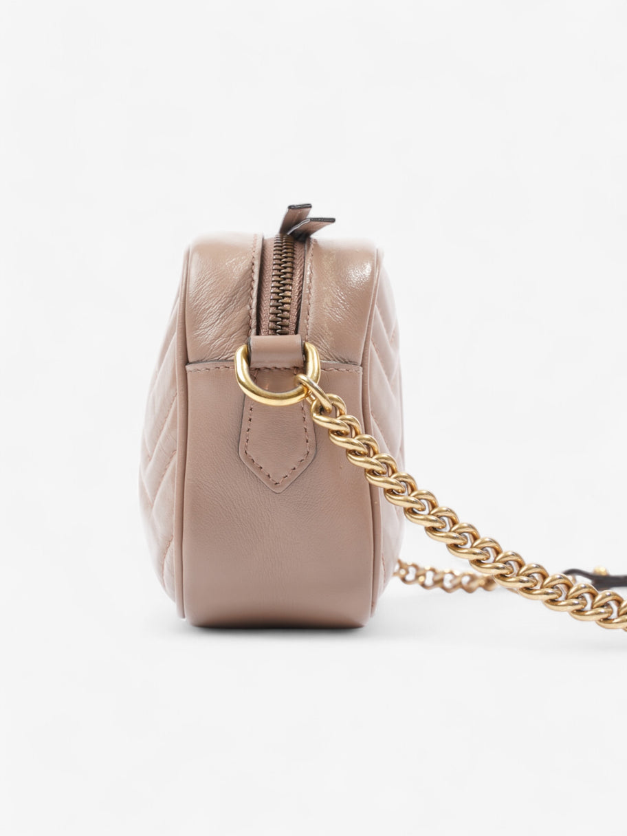 Gucci GG Marmont Dusty Pink Matelasse Leather Mini Image 3