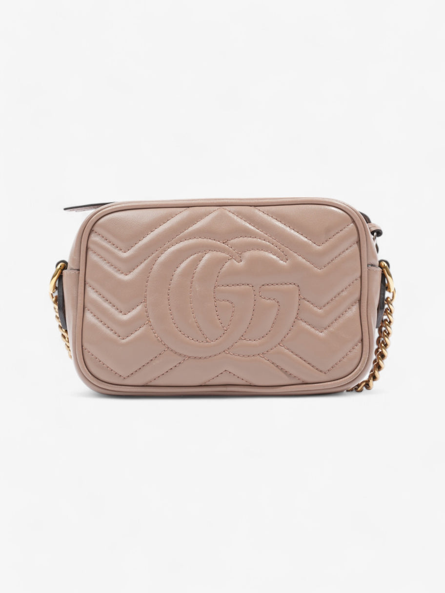 Gucci GG Marmont Dusty Pink Matelasse Leather Mini Image 4