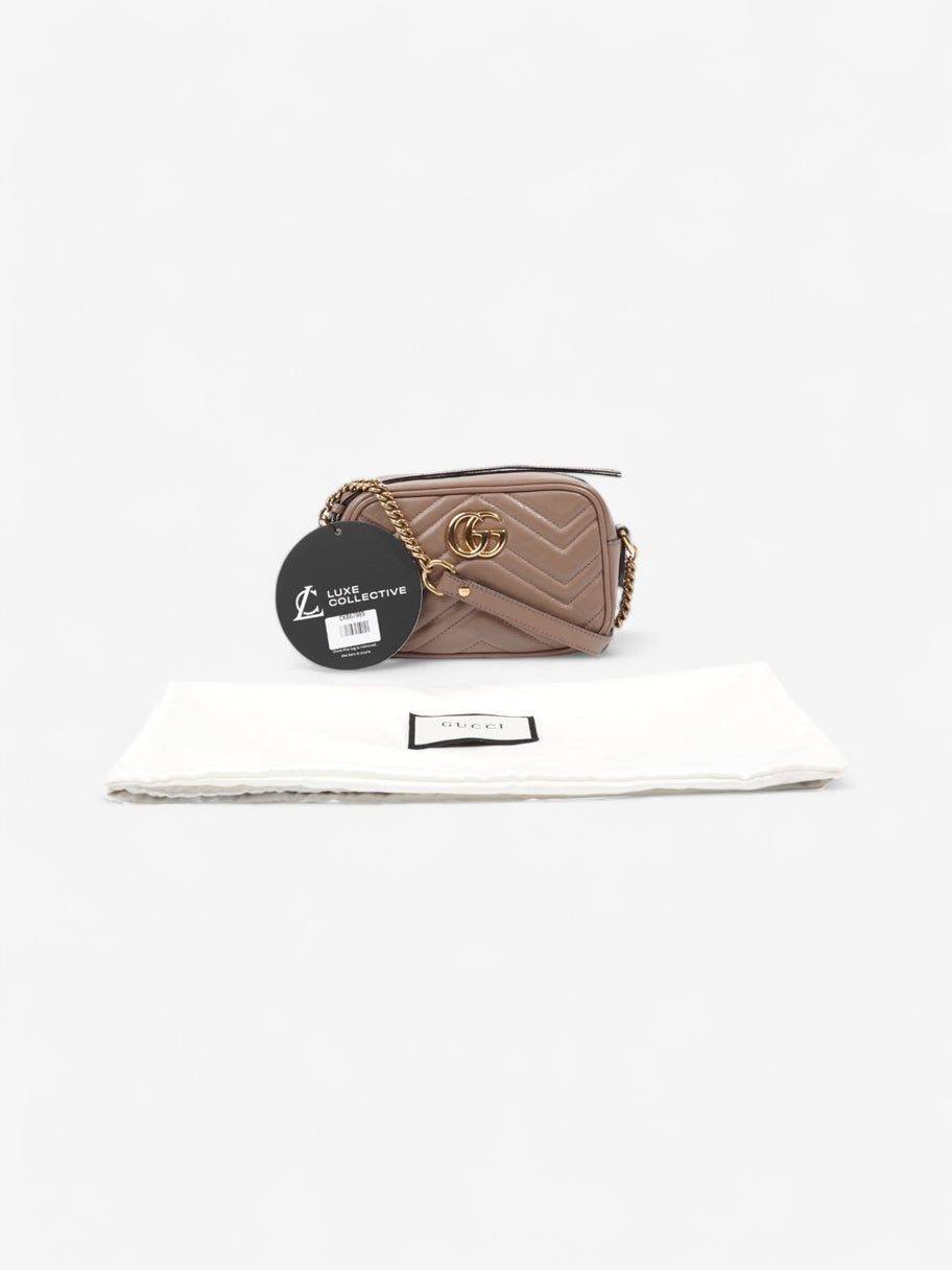 Gucci GG Marmont Dusty Pink Matelasse Leather Mini Image 8