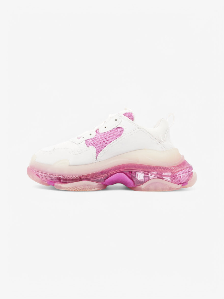 Balenciaga Triple S Clear Sole White  / Pink Mesh EU 38 UK 5 Image 3