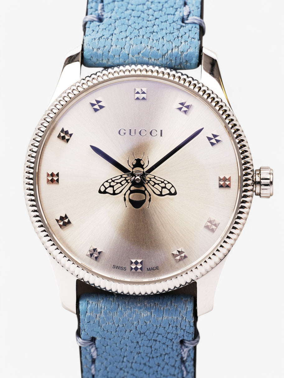 Gucci Bee Watch 126.5 Silver Stainless Steel 30mm Image 2