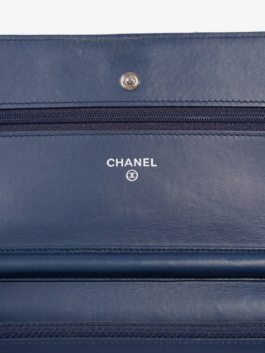 Wallet On Chain Midnight Blue Patent Leather Image 11
