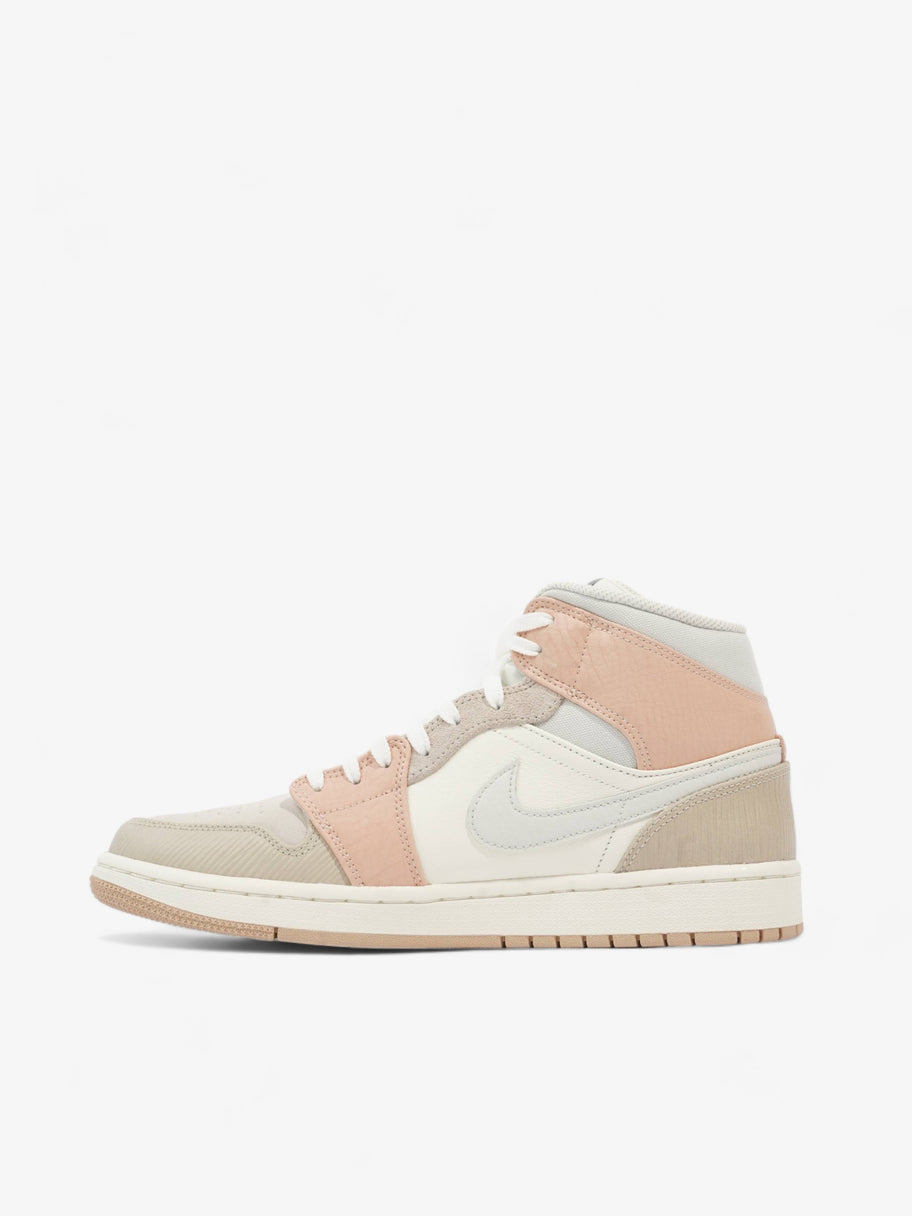Nike Jordan 1 Mid Milan Sail / Light Bone Leather EU 43 UK 8.5 Image 13