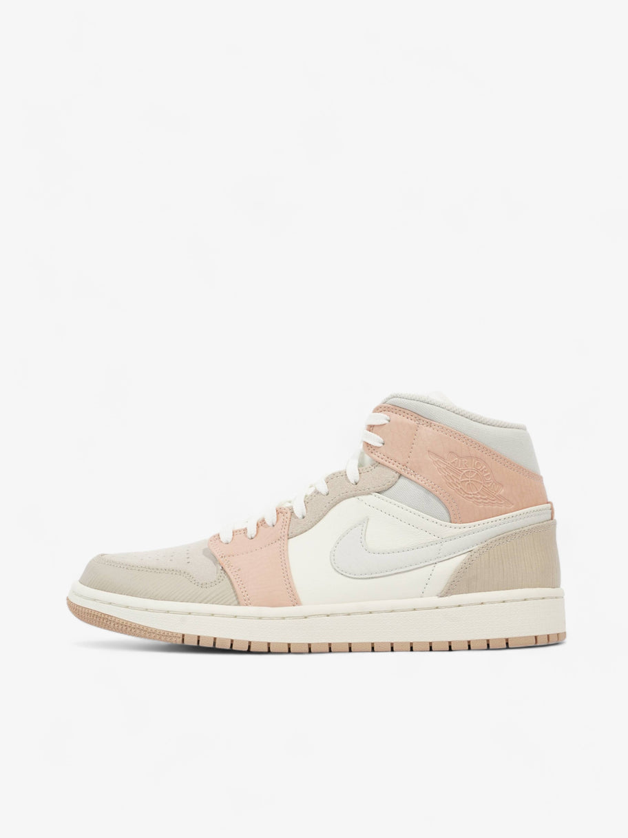 Nike Jordan 1 Mid Milan Sail / Light Bone Leather EU 43 UK 8.5 Image 16