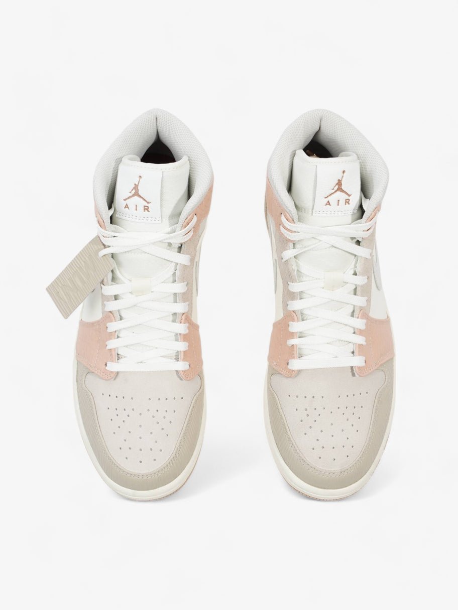 Nike Jordan 1 Mid Milan Sail / Light Bone Leather EU 43 UK 8.5 Image 12