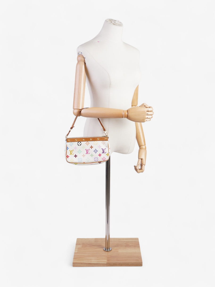 Louis Vuitton Pochette Accessoires Monogram Multicolour / White Canvas Image 2