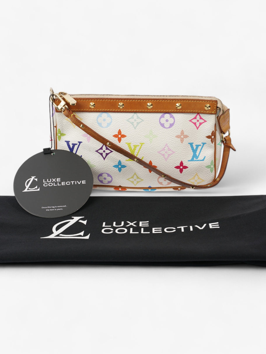 Louis Vuitton Pochette Accessoires Monogram Multicolour / White Canvas Image 9