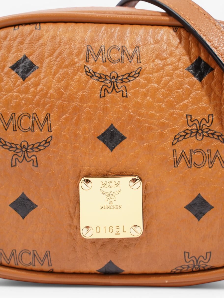 MCM Belt Bag Cognac Leather Image 8