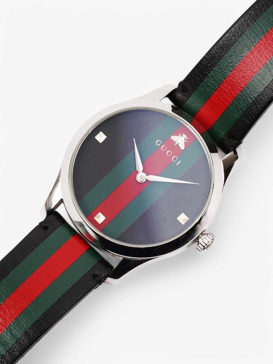 Gucci Bee Watch Black / Green / Red Stainless Steel 38mm Image 3
