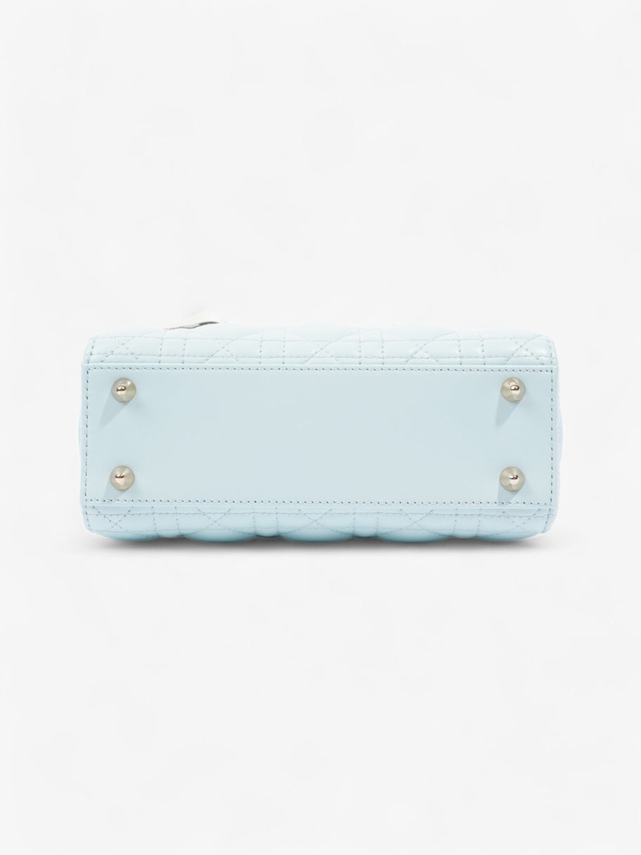 Christian Dior Lady Dior Pale Blue Lambskin Leather Small Image 7