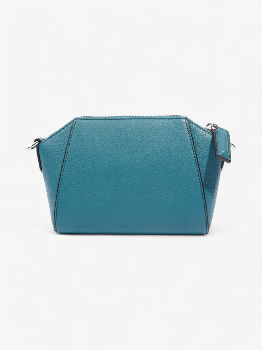Givenchy Antigona Teal Goatskin Leather Nano Image 4