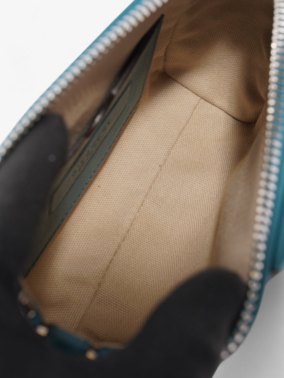 Givenchy Antigona Teal Goatskin Leather Nano Image 8