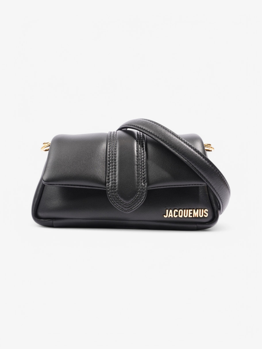 Jacquemus Le Petit Bambimou Puffy Shoulder Bag Black / Gold Leather Image 1