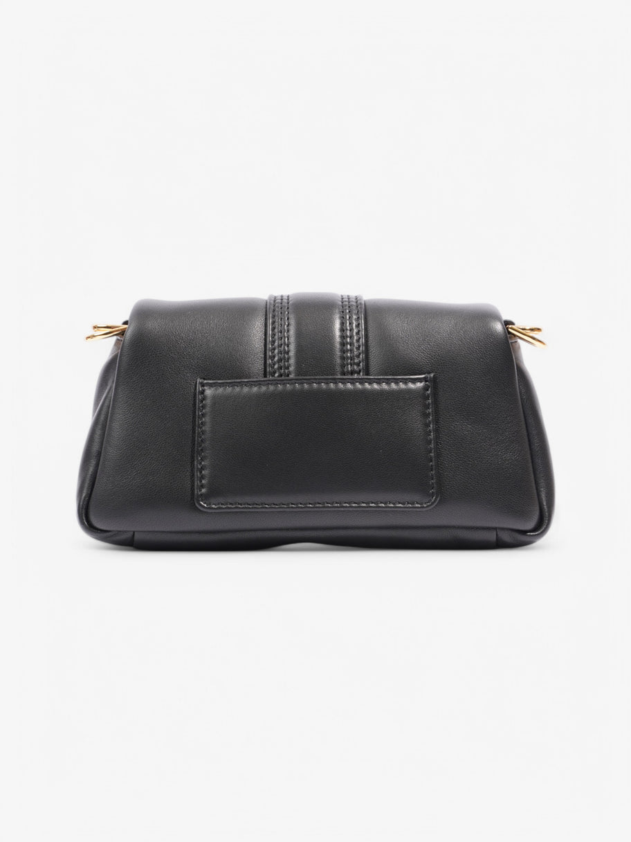 Jacquemus Le Petit Bambimou Puffy Shoulder Bag Black / Gold Leather Image 4