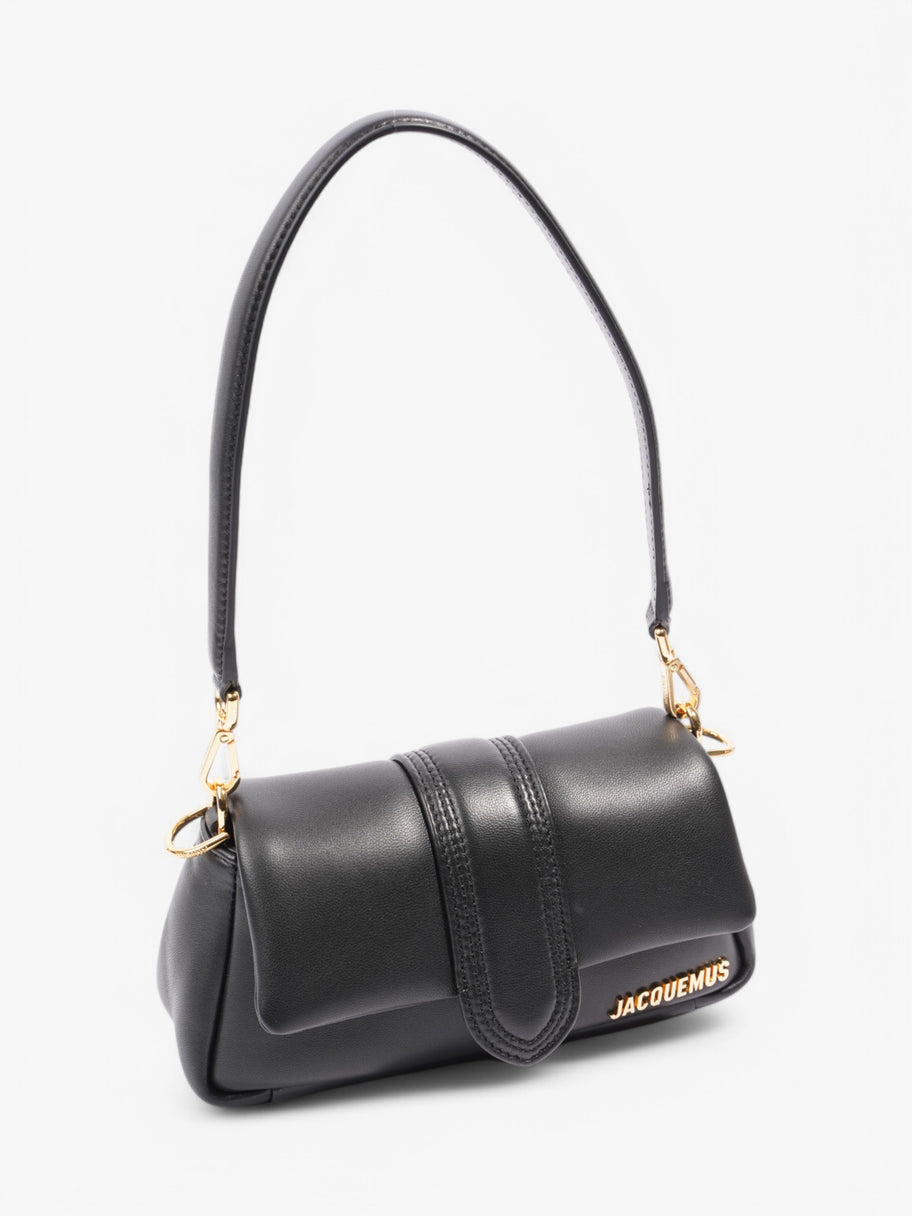 Jacquemus Le Petit Bambimou Puffy Shoulder Bag Black / Gold Leather Image 9