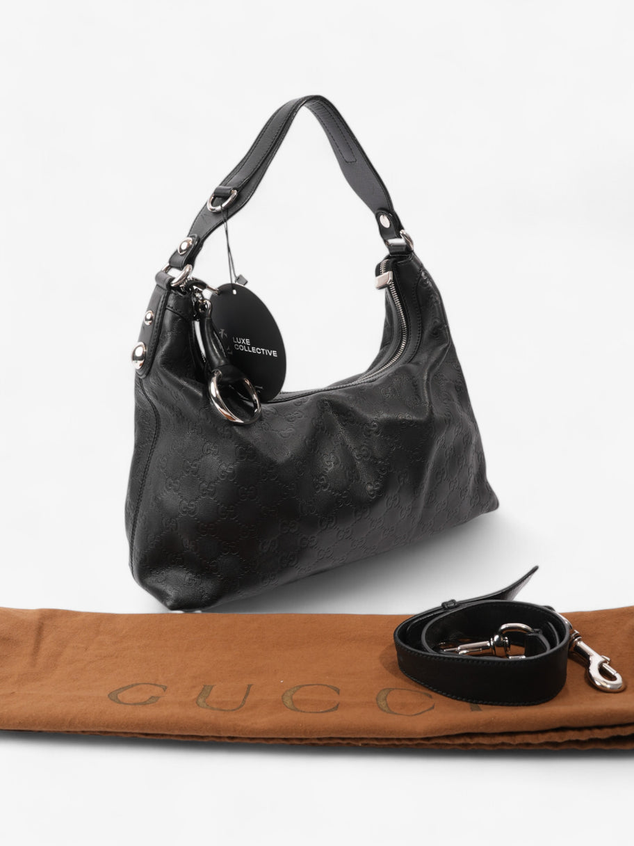 Gucci Shoulder Bag Black Leather Image 9