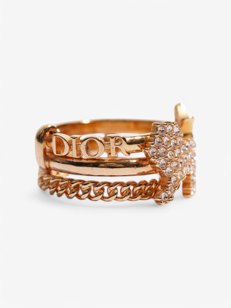 Christian Dior Lion Star Ring Set Gold Base Metal Medium Image 3