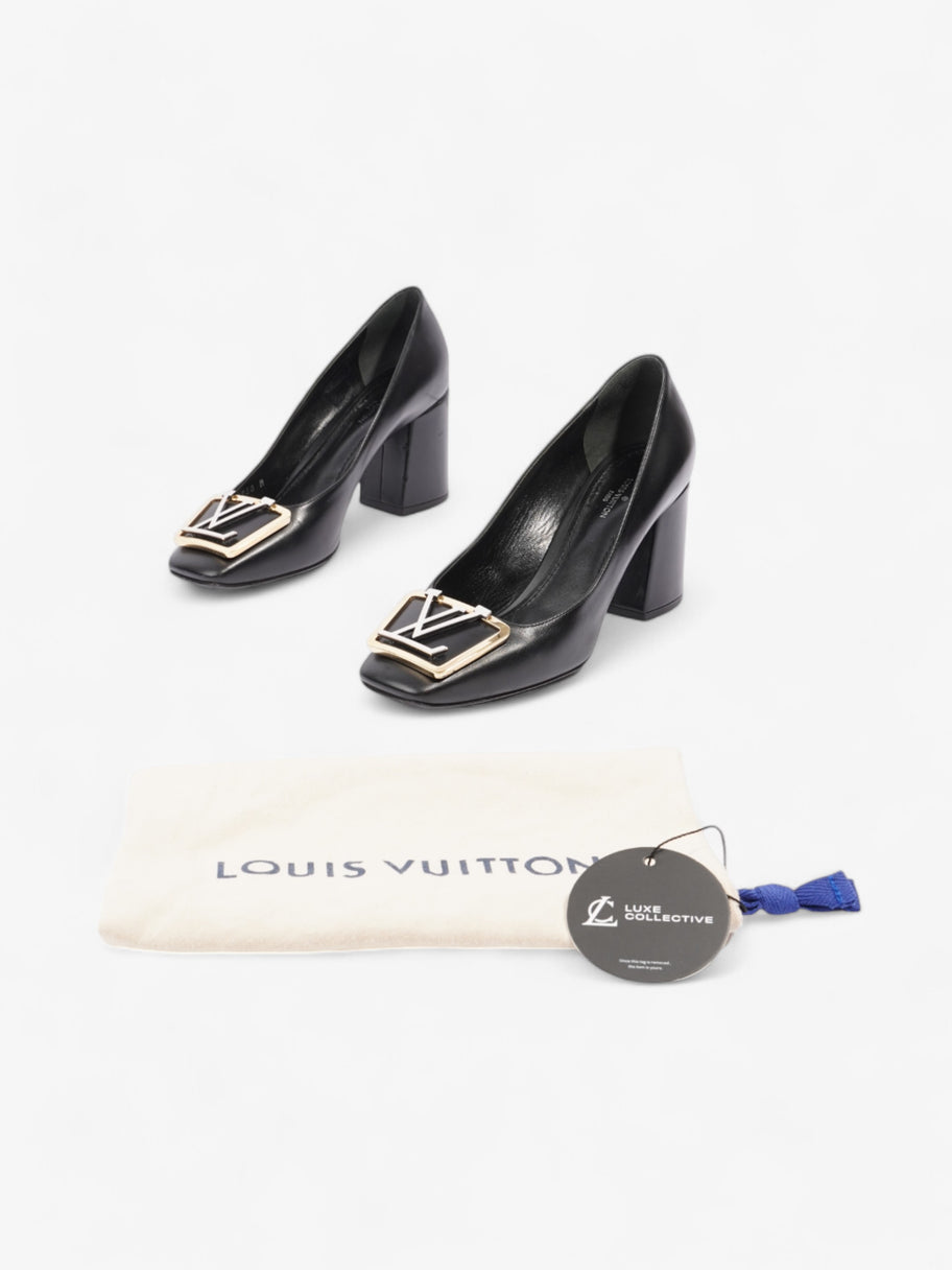 Louis Vuitton Madeleine Heels 70 Black Leather EU 37 UK 4 Image 10
