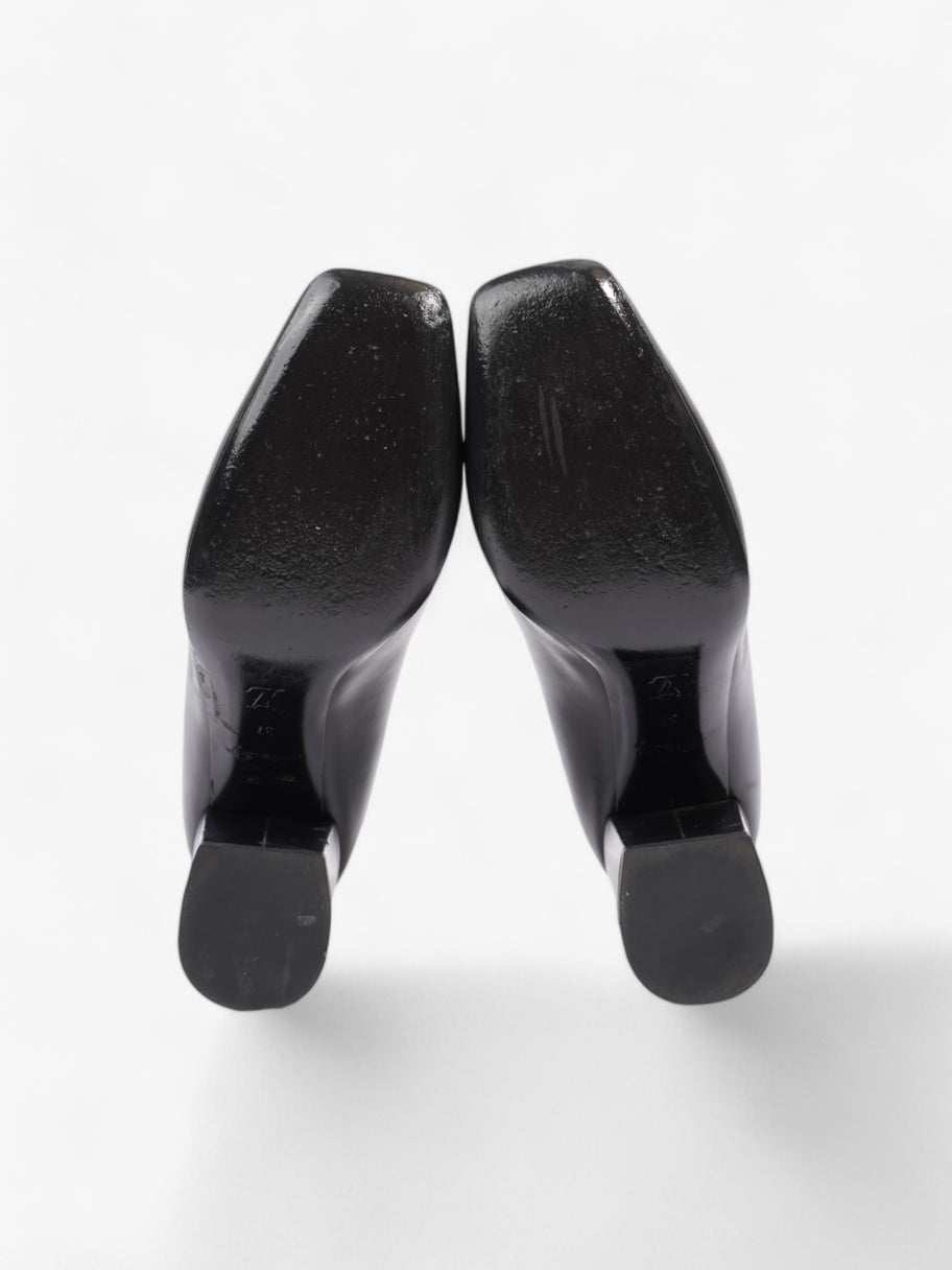Louis Vuitton Madeleine Heels 70 Black Leather EU 37 UK 4 Image 7