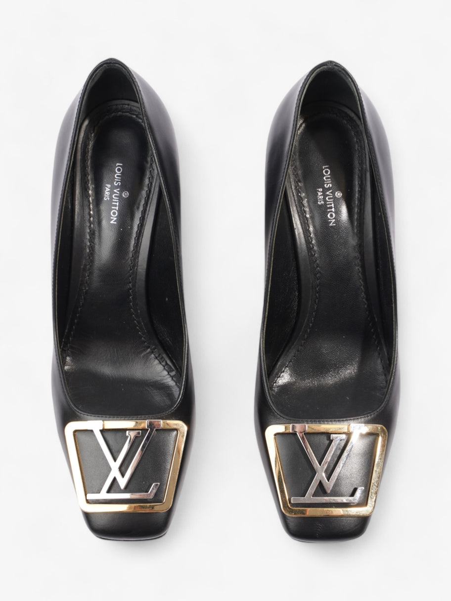Louis Vuitton Madeleine Heels 70 Black Leather EU 37 UK 4 Image 8