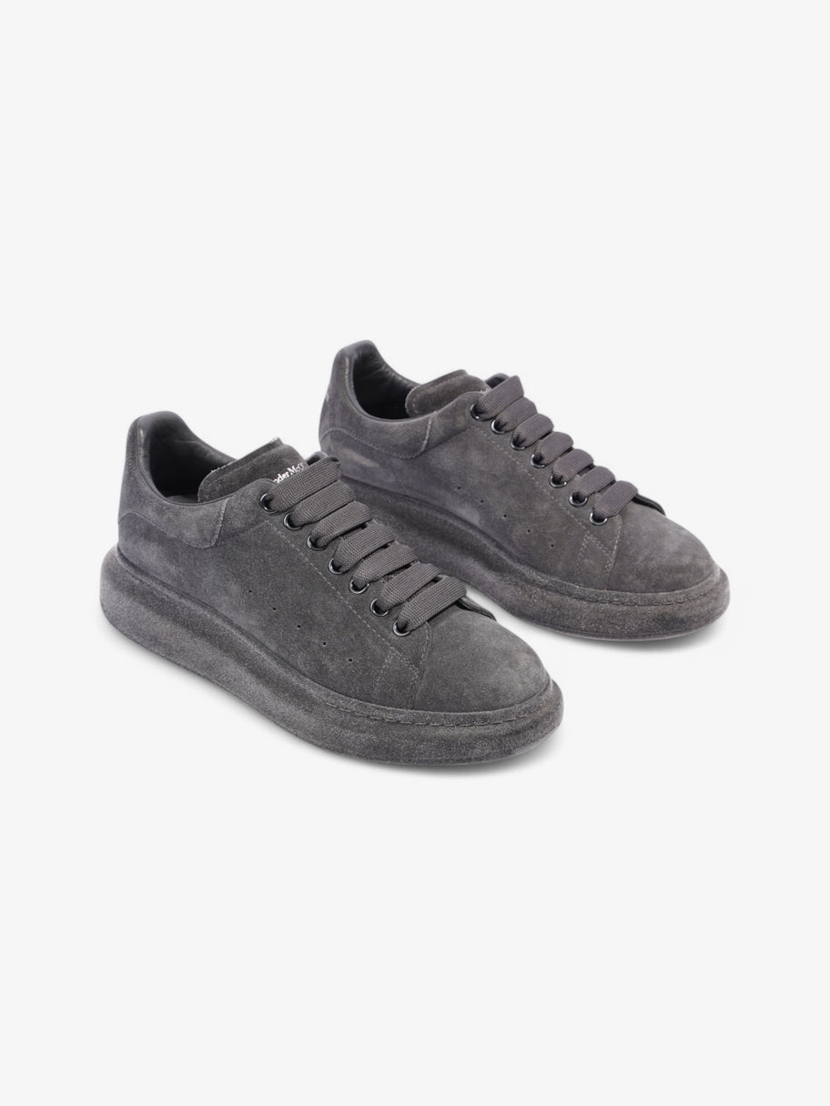 Alexander McQueen Oversized Sneakers Grey Suede EU 41 UK 7 Image 2