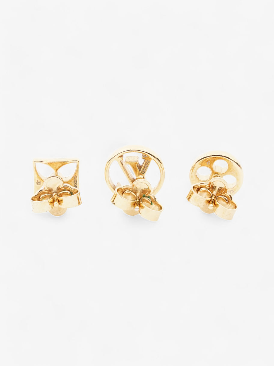 Louis Vuitton Crazy In Lock Earrings Set Gold Base Metal Image 2