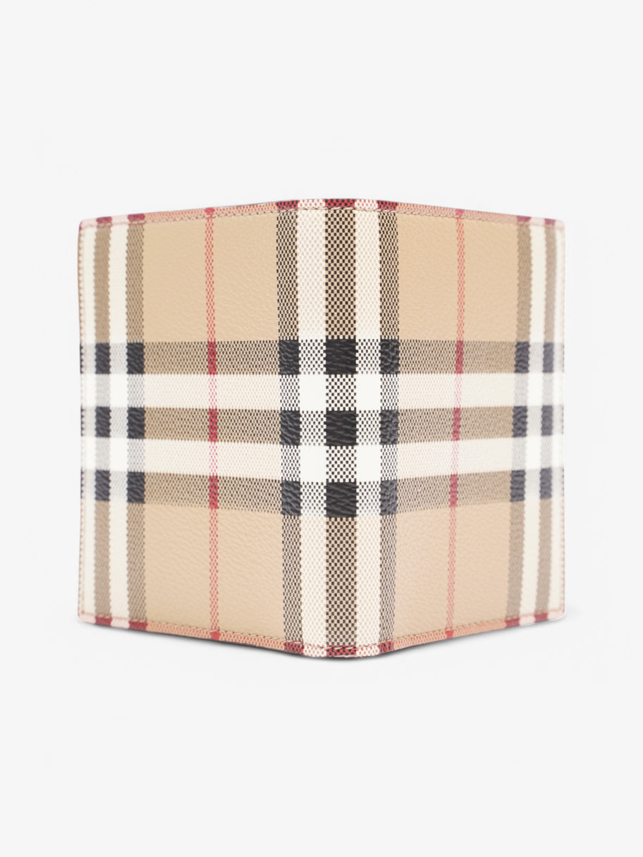 Burberry Bi-Fold Wallet Check Coated Canvas Image 4