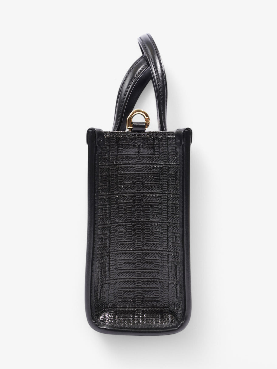 Givenchy Logo Tote Black / White Leather Small Image 3