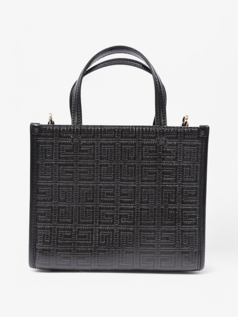 Givenchy Logo Tote Black / White Leather Small Image 4