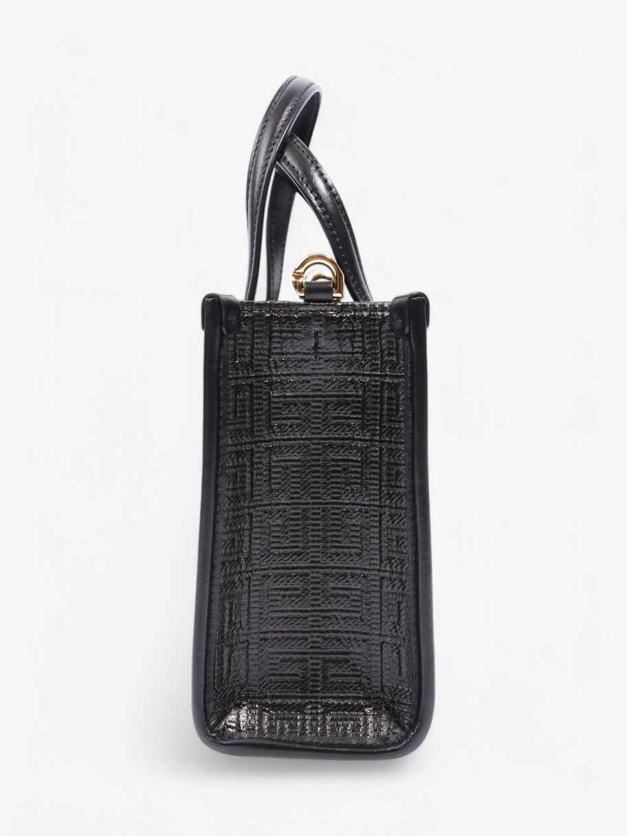 Givenchy Logo Tote Black / White Leather Small Image 5