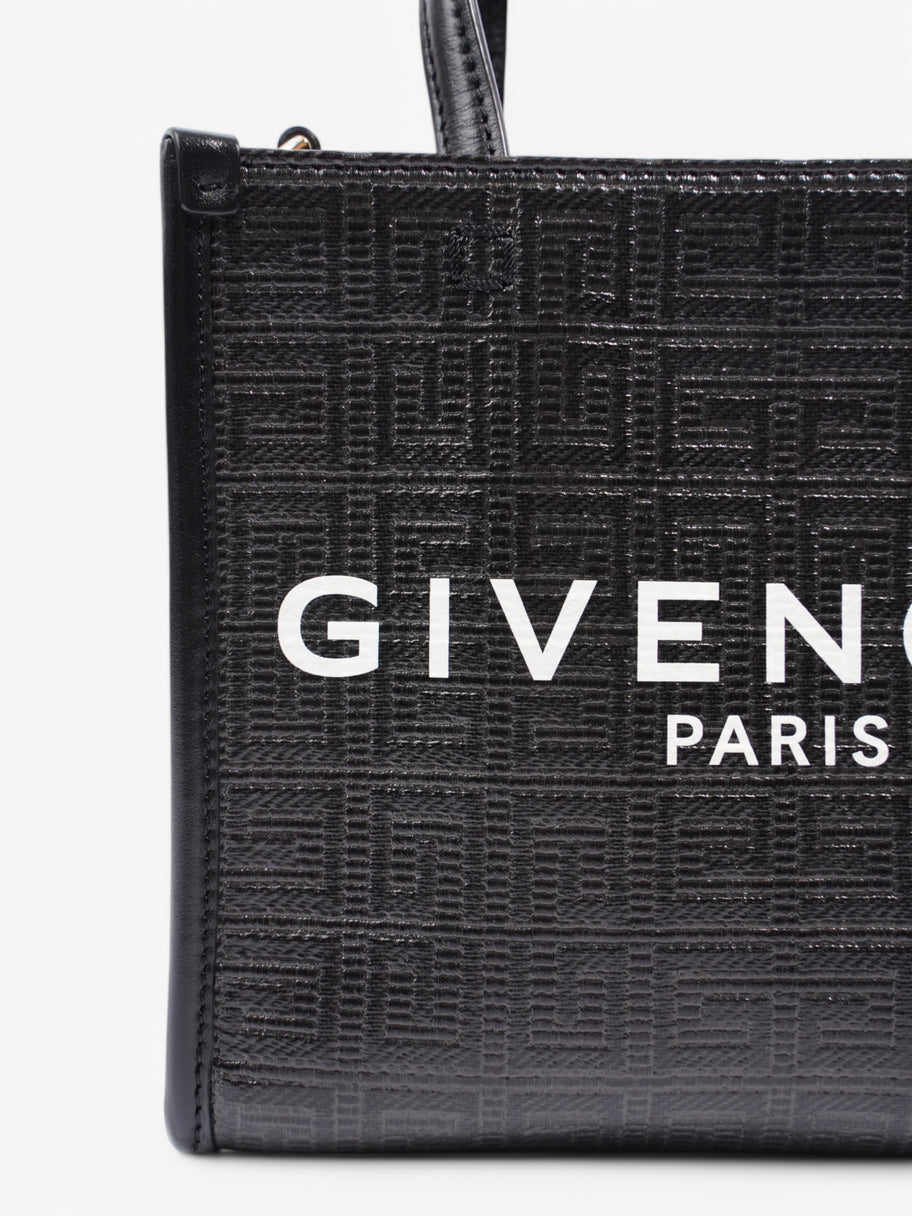 Givenchy Logo Tote Black / White Leather Small Image 7