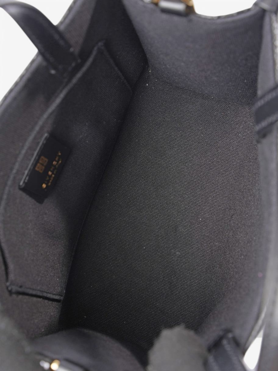 Givenchy Logo Tote Black / White Leather Small Image 8