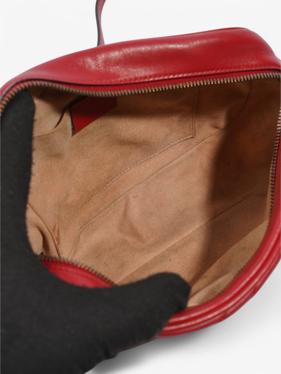 Gucci GG Marmont Red Calfskin Leather Small Image 7