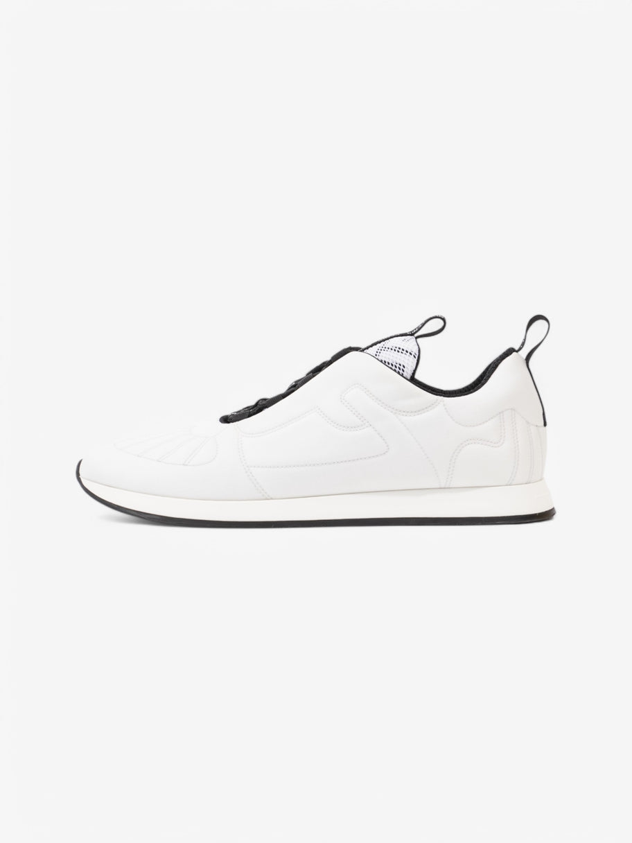 Fendi FFreedom Sneakers White  / Black Technical Fabric EU 41 UK 8 Image 5