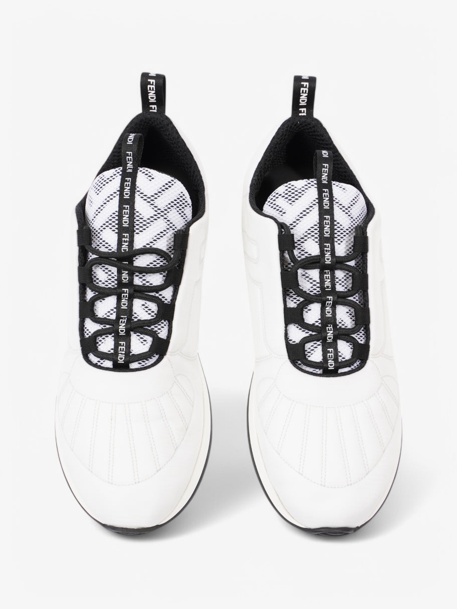 Fendi FFreedom Sneakers White  / Black Technical Fabric EU 41 UK 8 Image 8