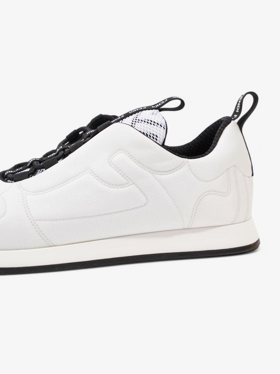 Fendi FFreedom Sneakers White  / Black Technical Fabric EU 41 UK 8 Image 9