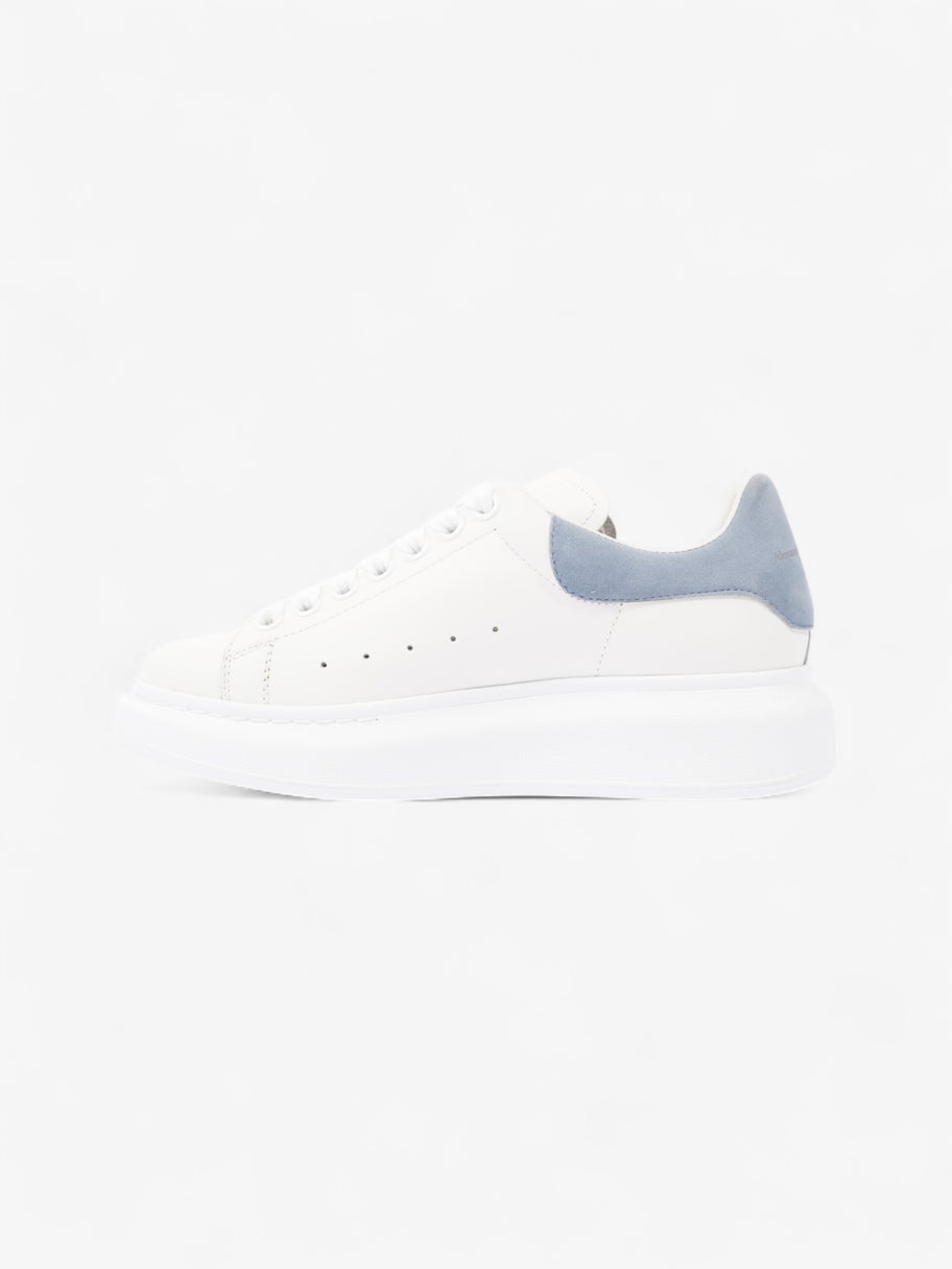 Alexander McQueen Oversized Sneakers White  / Light Blue Tab Leather EU 37.5 UK 4.5 Image 3