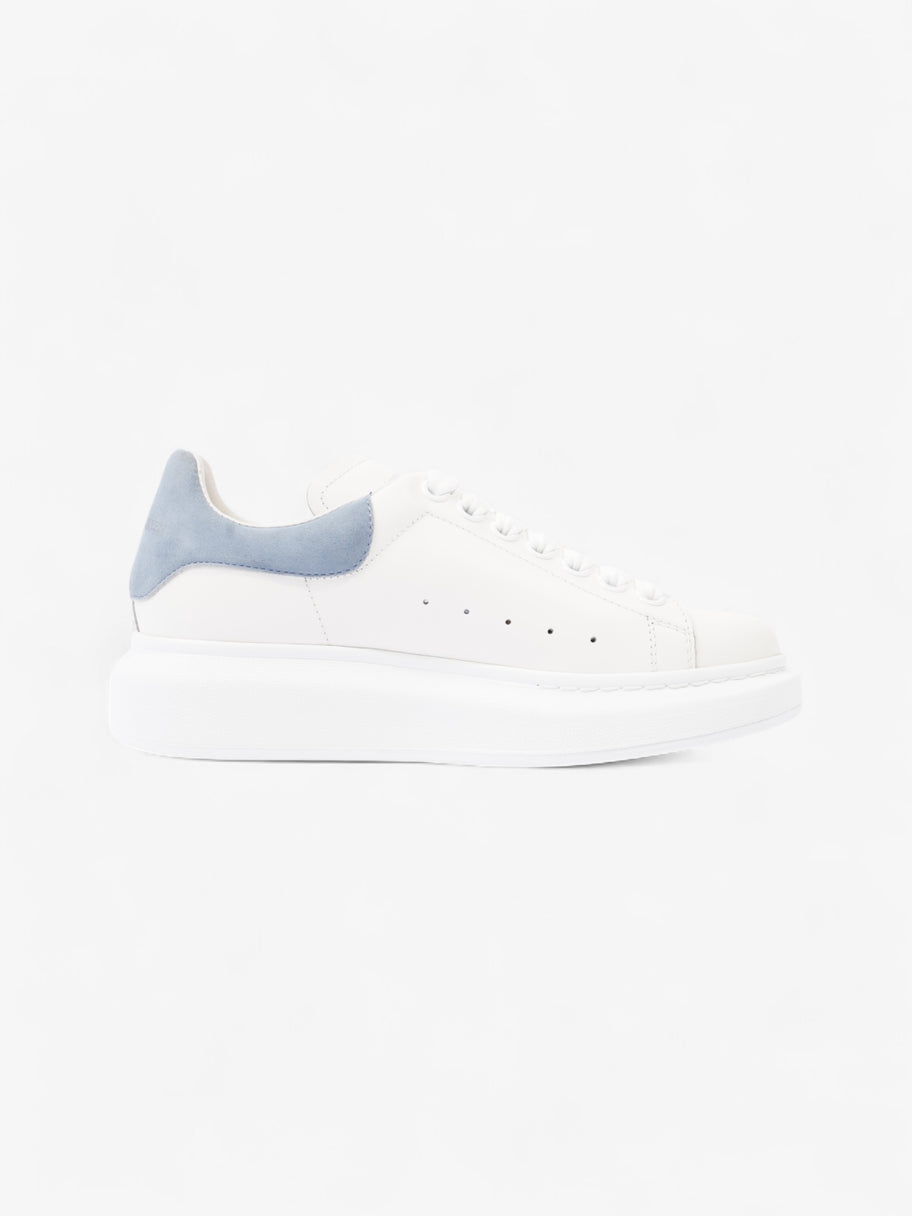 Alexander McQueen Oversized Sneakers White  / Light Blue Tab Leather EU 37.5 UK 4.5 Image 4