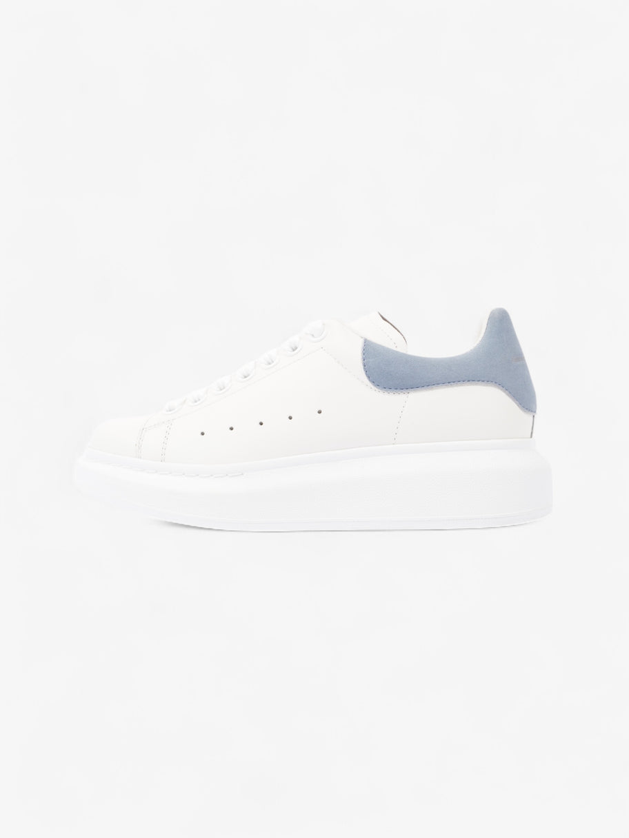 Alexander McQueen Oversized Sneakers White  / Light Blue Tab Leather EU 37.5 UK 4.5 Image 5