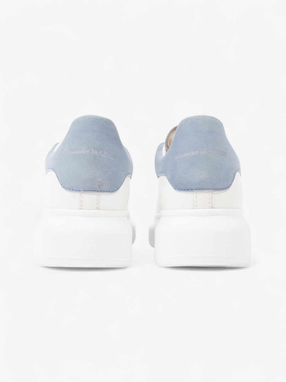 Alexander McQueen Oversized Sneakers White  / Light Blue Tab Leather EU 37.5 UK 4.5 Image 6