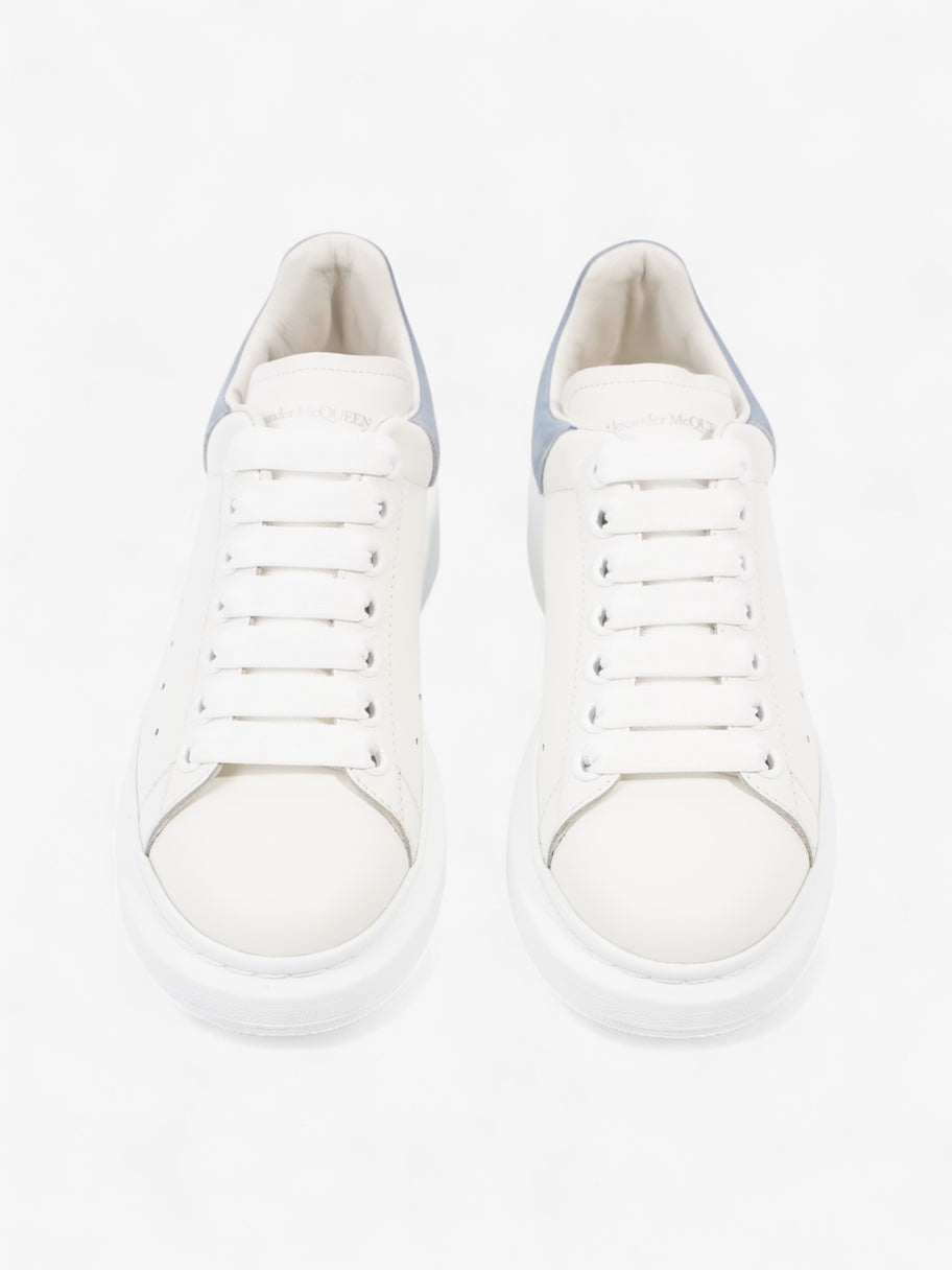 Alexander McQueen Oversized Sneakers White  / Light Blue Tab Leather EU 37.5 UK 4.5 Image 8