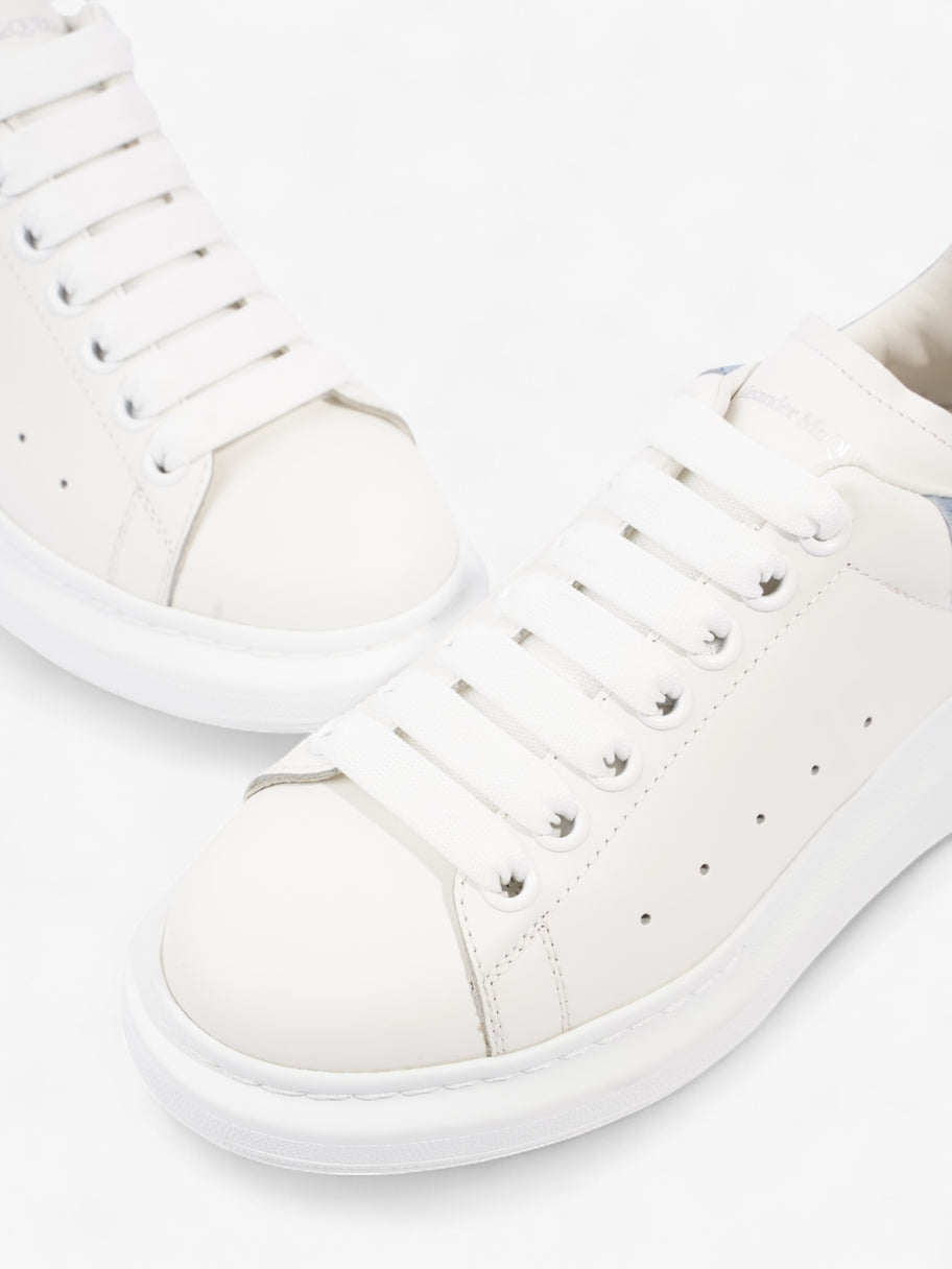 Alexander McQueen Oversized Sneakers White  / Light Blue Tab Leather EU 37.5 UK 4.5 Image 9