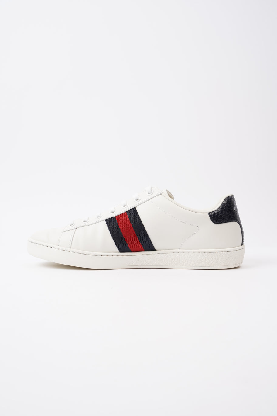 Gucci Ace Sneakers White  / Navy / Red Leather EU 39 UK 6 Image 3