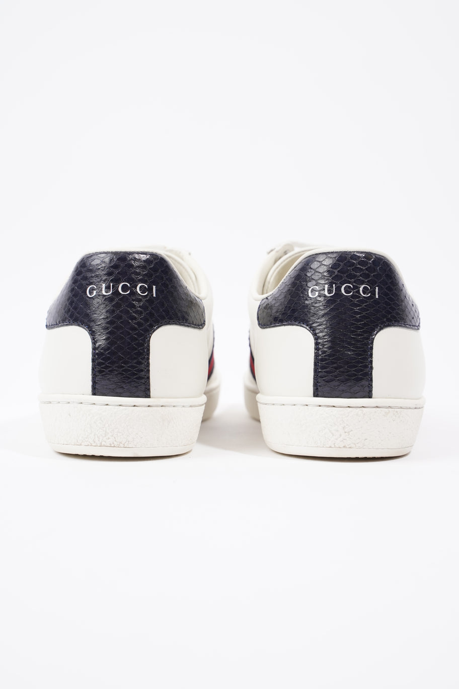 Gucci Ace Sneakers White  / Navy / Red Leather EU 39 UK 6 Image 6