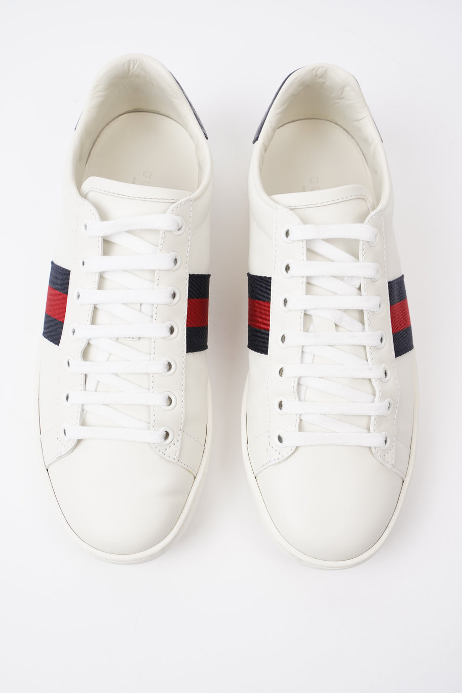 Gucci Ace Sneakers White  / Navy / Red Leather EU 39 UK 6 Image 8