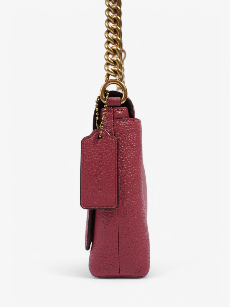 Coach Crossbody Bag Raspberry Leather Image 3