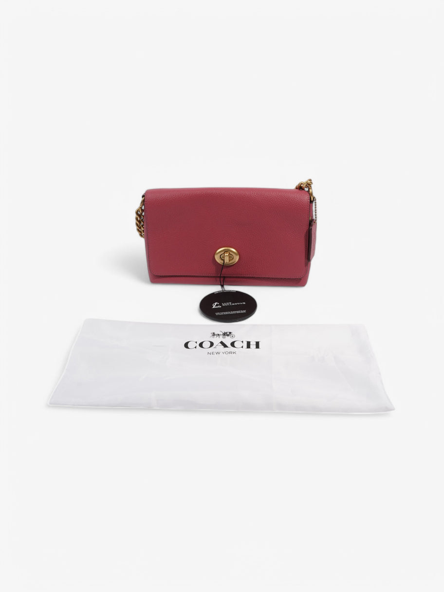 Coach Crossbody Bag Raspberry Leather Image 8