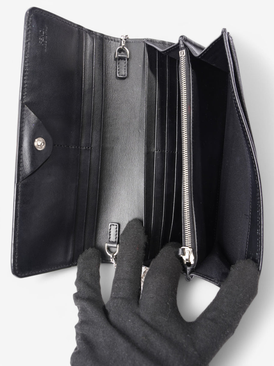 Fendi Wallet On Chain Black / Multicolour Leather Image 9