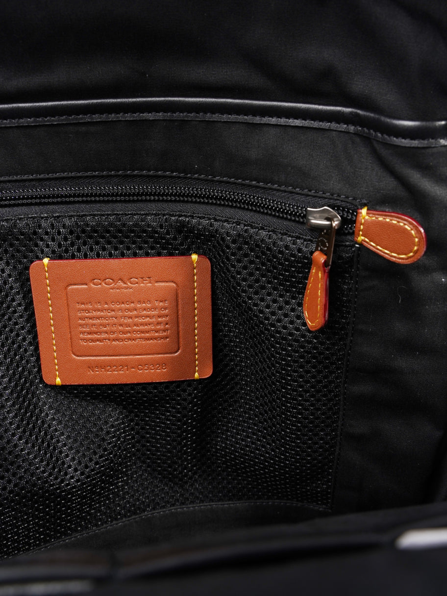 Coach Gotham Backpack Black Coated Canvas Image 8