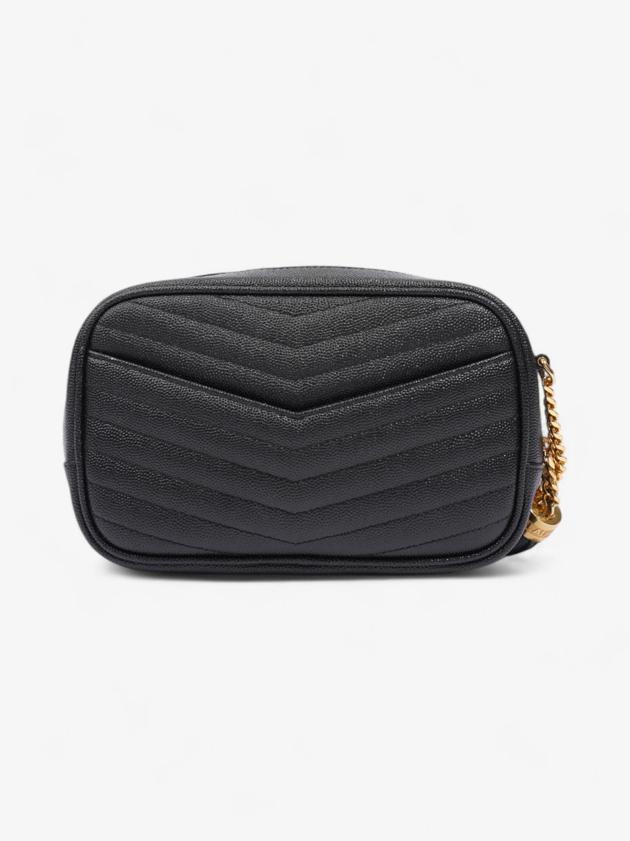 Saint Laurent Lou Camera Bag Black Grained Leather Mini Image 4